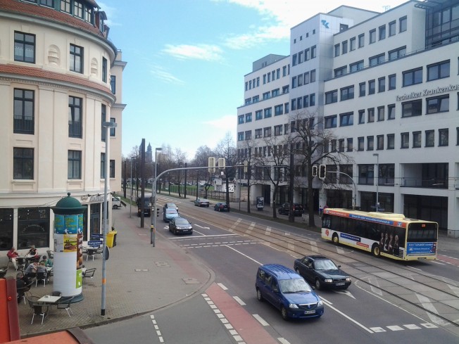 Blickrichtung: Osten (Altstadt/Zentrum)